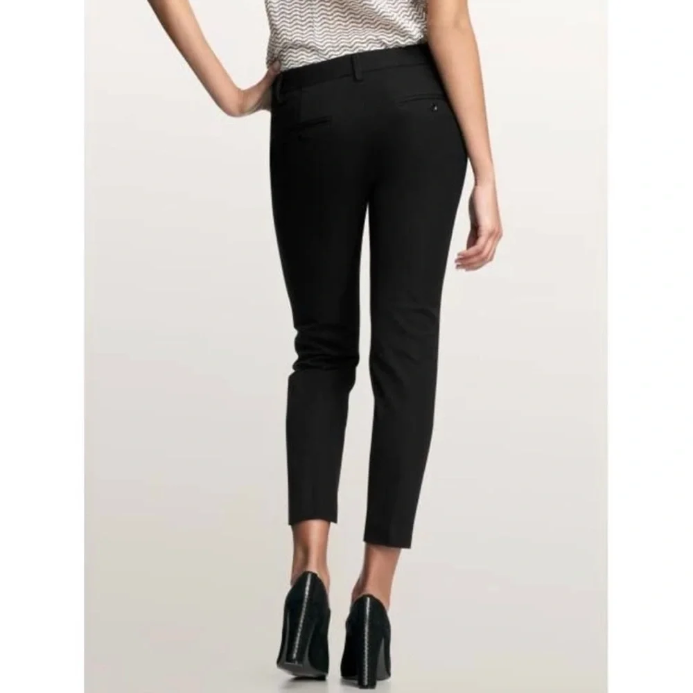 GAP • Black True Straight Two-Way Stretch Ankle Trouser Pants, 0P - Picture 1 of 9